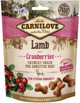 CarniLove Dog Crunchy Snack báránnyal és vörösáfonyával (3...
