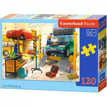 Castorland Autószerviz puzzle 120db-os (B-13531-1)