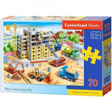 Castorland Nagy építkezés 70db-os puzzle (B-070138)