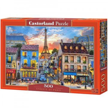 Castorland Párizs utcái 500db-os puzzle (B-52684)