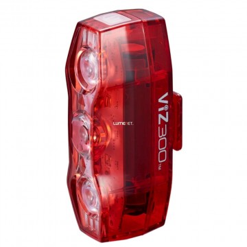 Cateye VIZ300 tölthető hátsó kerékpár lámpa 300 lumen