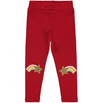 Civil Csillagos piros leggings (Méret 98-104)