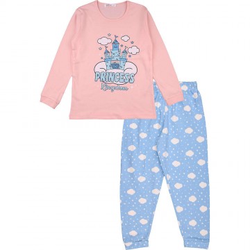 Civil Princess puncs-kék pizsama (Méret 122-128)