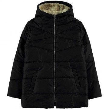 Civil Steppelt fekete kabát (Méret 146-152)