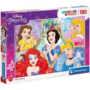 Clementoni Disney hercegnők Supercolor 180db-os puzzle (29311)