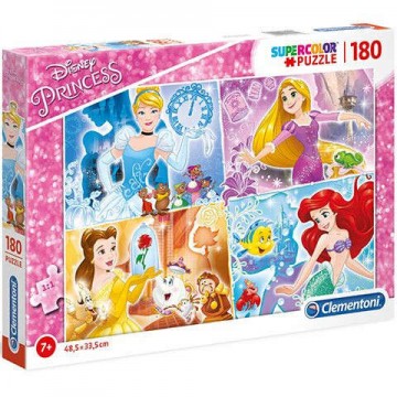 Clementoni Disney Hercegnők Supercolor puzzle 180db-os (29294)