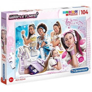 Clementoni Miracle Tunes Supercolor puzzle 104db-os (27121)