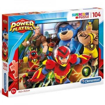 Clementoni Power Players Supercolor 104db-os puzzle (27155)