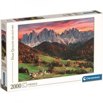 Clementoni Val Di Funes, Olaszország HQC puzzle 2000db-os (32570)