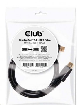 CLUB3D DisplayPort 1.4 HBR3 - DisplayPort 1.4 HBR3 8K/60Hz 1m káb...