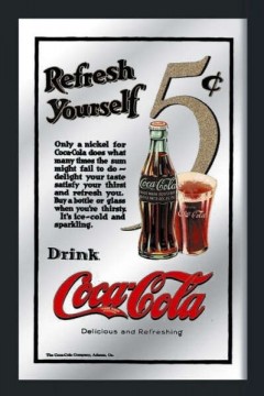 Coca Cola Flasche 5 Cent - Bárfelirat