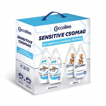 Coccolino Sensitive Öblítő és Mosószer csomag