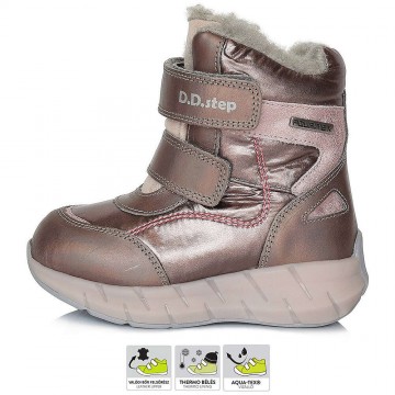 D.D.Step Bronz Aqua-tex kislány cipő (Méret 25)