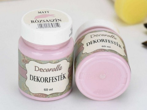 Decorolla matt dekorfesték 60ml rózsaszín