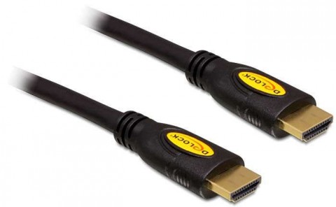 Delock 82583 High Speed HDMI Ethernet – HDMI A male > HDMI A m...