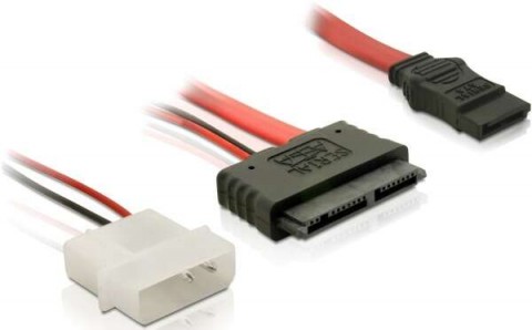 DeLOCK Cable Micro SATA female + 2Pin Power SATA SATA kábel 0,30 ...