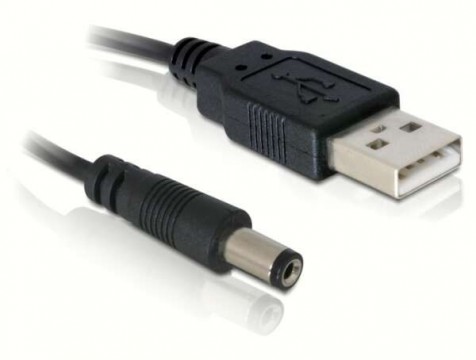 DeLOCK Cable USB Power USB kábel 1 M USB A Fekete