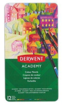 Derwent Academy 12 különböző színű színes ceruza készlet (12...