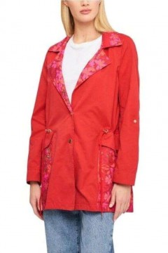 Desigual Delphine piros női átmeneti kabát