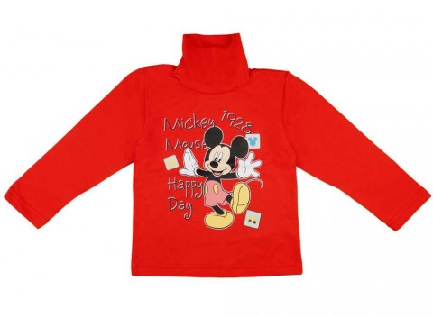 Disney garbós Hosszú ujjú póló - Mickey Mouse - piros