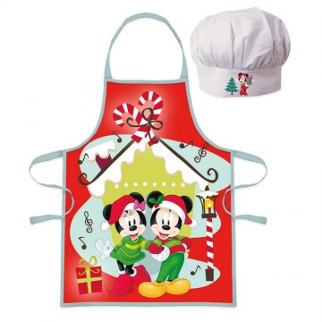 Disney Mickey & Minnie karácsonyi kötény 2 darabos szett