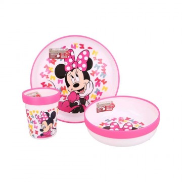 Disney Minnie 3 részes csúszásmentes étkészlet