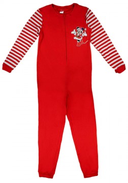 Disney Minnie karácsonyi lányka overálos pizsama