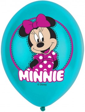 Disney Minnie léggömb lufi 6 db-os