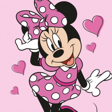 Disney Minnie mágikus kéztörlő törölköző szív