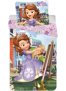 Disney Szófia Gyerek ágyneműhuzat 90×140cm, 40×55 cm