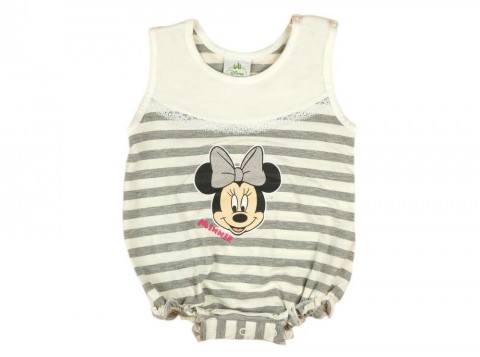 Disney ujjatlan Napozó - Minnie Mouse - szürke-fehér