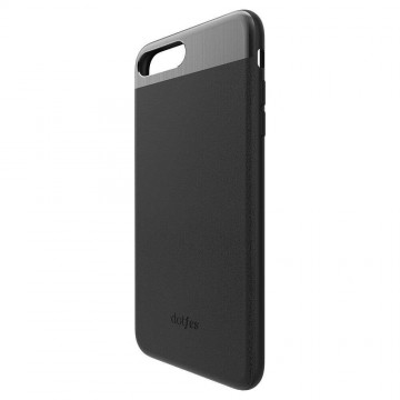 Dotfes G03 iPhone 6 6S (4,7") fekete bőr prémium hátlap tok