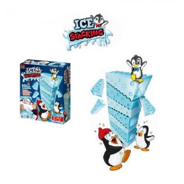 Egyensúlyosós, Pingvin, jégtömb halmozós, társasjáték, 25x20...