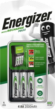Energizer Maxi töltő és 4db 2000mAh ceruza akkumulátor szett