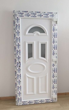 Europa műanyag Bejárati ajtó 98x208cm 98x198cm 95x205cm - fehér