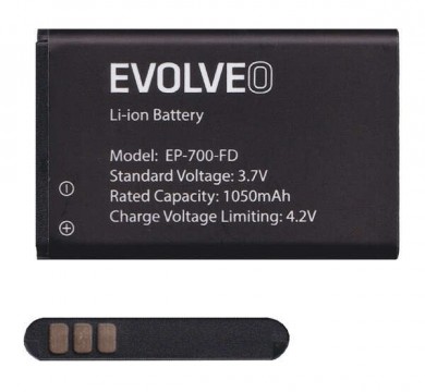EVOLVEO akku 1050 mAh LI-ION Evolveo EP-700 Easyphone FD
