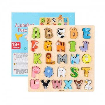 Fa formaillesztő puzzle - betűk