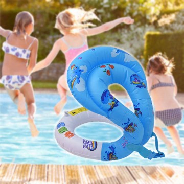 Felfújható úszómellény gyermekeknek - csattal / kék (2043)