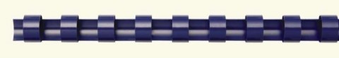 FELLOWES Spirál, műanyag, 6 mm, 10-20 lap, FELLOWES, 100 db, kék