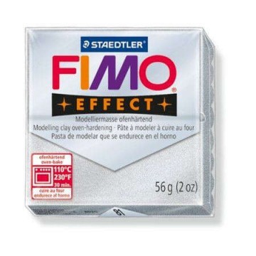 FIMO "Effect" gyurma 56g égethető ezüst (8020-81)