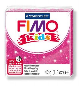FIMO Gyurma, 42 g, égethető, FIMO "Kids", glitteres...