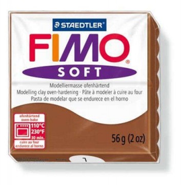 FIMO "Soft" gyurma 56g égethető karamell (8020-7)