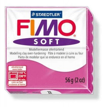 FIMO "Soft" gyurma 56g égethető málna (8020-22)