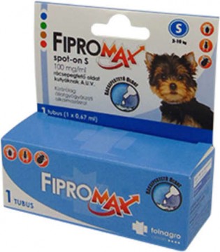 Fipromax spot-on kutyáknak (S; 2-10 kg) (1 pipetta)