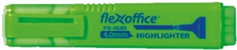 FLEXOFFICE Szövegkiemelő, 1-4 mm, FLEXOFFICE "HL05", zöld