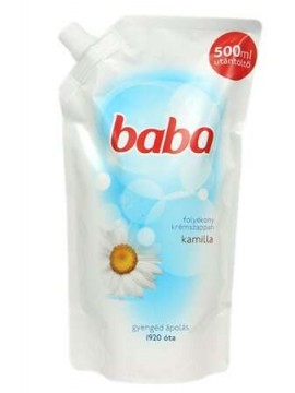 Folyékony szappan utántöltő, 0,5 l, BABA, kamilla - 0.5 liter/db