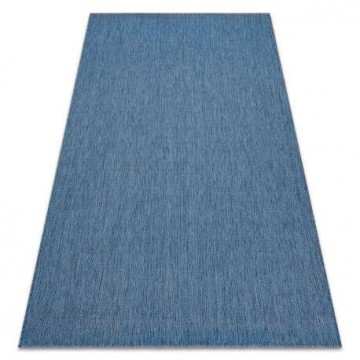 Fonott sizal flat szőnyeg 48663/330 kék SIMA 140x200 cm