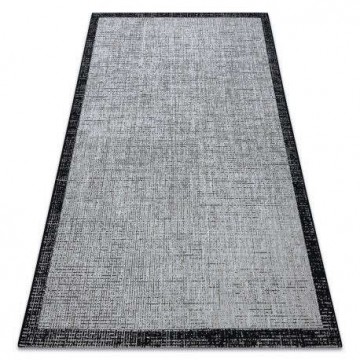 Fonott sizal floorlux szőnyeg 20401 ezüst / fekete 200x290 cm