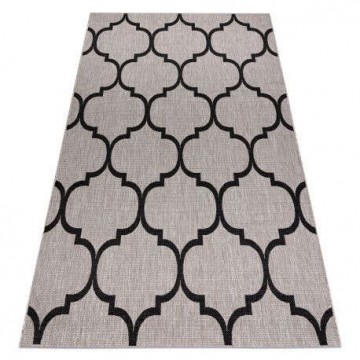 Fonott sizal floorlux szőnyeg 20608 marokkói rácsos ezüst /...