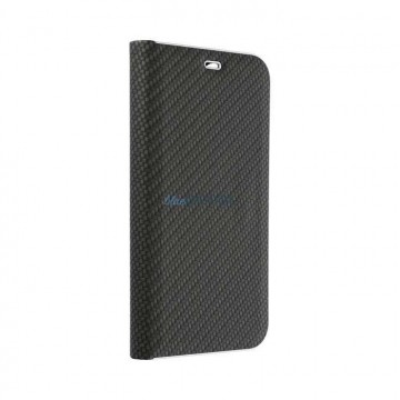 Forcell LUNA flipes Carbon Iphone 14 Pro Max ( 6.7 ) telefonhoz fekete